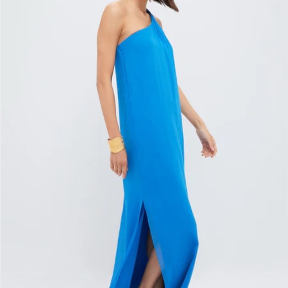 TUCKERNUCK Pomander Place Baleine Blue Soleil Gown NWT Medium M Sold Out - Picture 3 of 7